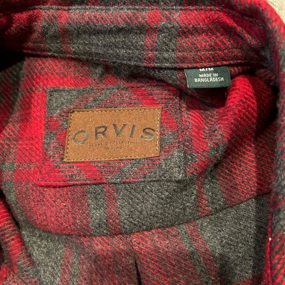 Orvis Men’s Flannel - Picture 2 of 3